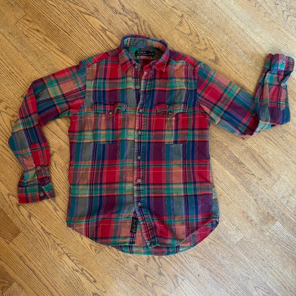 Polo Ralph Lauren Plaid Button Down Men's Medium